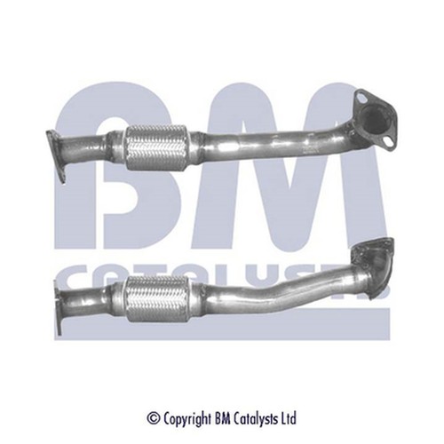 Front right exhaust pipe - right,
