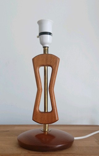 Vintage teak brass - teak, table