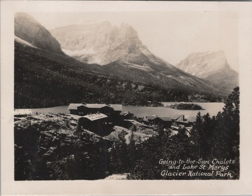 1935 going the sun - going-to-the-sun, chalets
