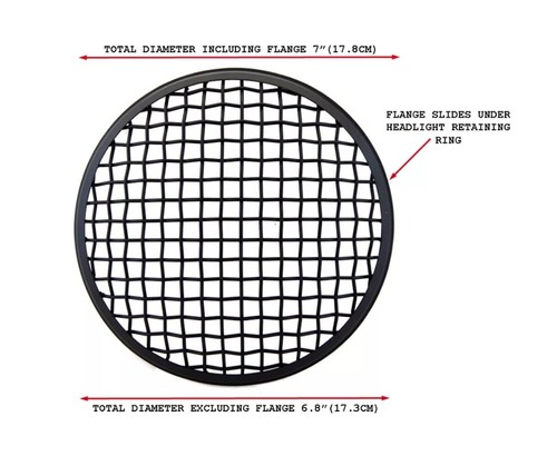 Headlight stone guard - stone,