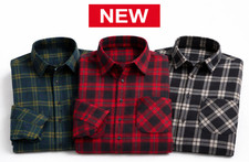 Mens Check Shirts Long Sleeve