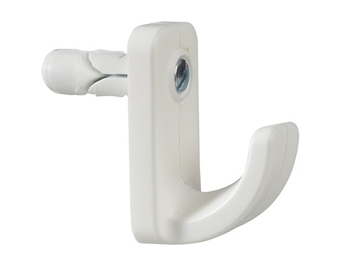 Plasplugs white single hollow - ,