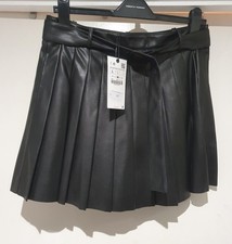 Zara Faux Leather Pleated