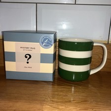 T Green Cornishware Tea Coffee Adder Green &  White 10oz Cup New