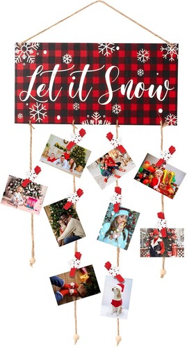 Christmas card holder let - christmas, it