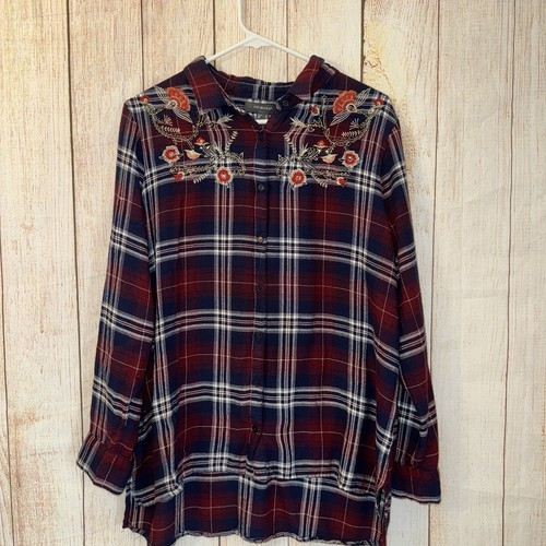 Primark plaid embroidered - primark,