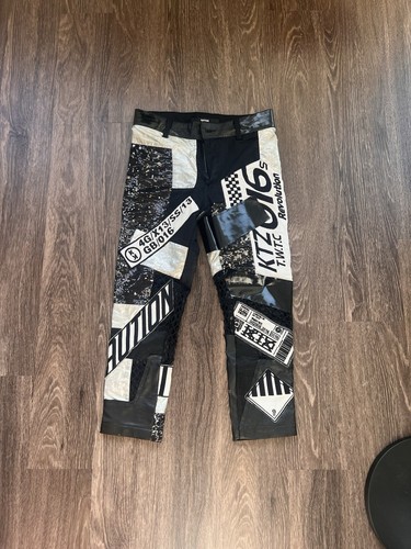Ktz skinny embroidered pants - embroidered,