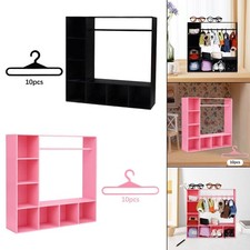 Doll Clothes Closet Wardrobe