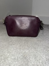 Mulberry oxblood burgundy calf
