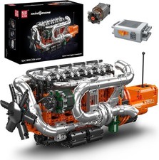 MOULD KING 10200 Inline-6 Diesel Truck Engine & Transmission – 3236+ Pcs, NEW