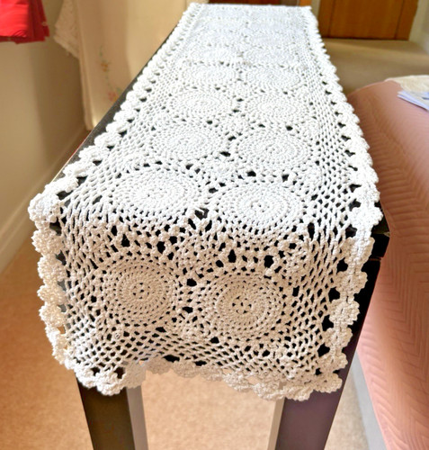 Vintage white cotton - cotton, hand