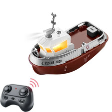 S820 RC Tugboat 1/72 Mini Boat 2.4G Dual Motors Remote Control Ship Electric Wat