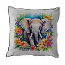 Floral elephant soft velvet - floral,