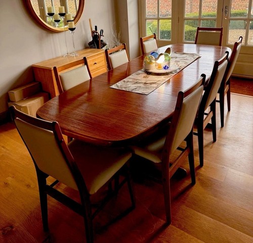 Danish teak extending - teak, dining
