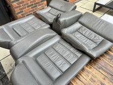 VW Corrado Rear BenchSeats In Grey Leather VR6, G60, 1.8, 2.0, 16v,1.8T