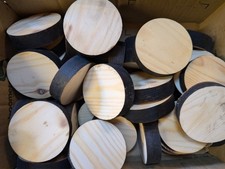 Wooden Circle Blank 76mm x 20mm – Pine Craft Disc, Unfinished DIY Shape