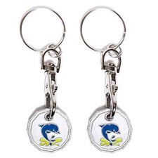 2 x COIN TOKEN KEYRING £1