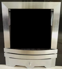 Focal Point Gas Fire Contemporary Modern Brushed Steel Trim & Front / Fret