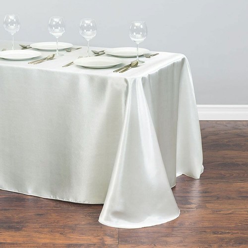 1pc solid color satin - solid, table