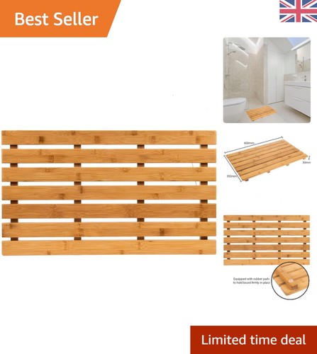 Large bamboo wooden bath - large,