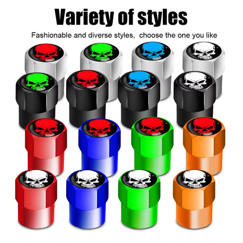 Tyre valve dust caps schrader - valve,