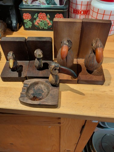 Art deco nut birds - birds, with