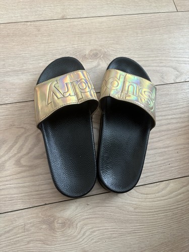 Superdry gold holographic flip - gold,