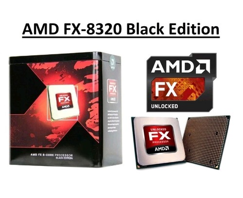 Amd 8320 black edition octa - black,