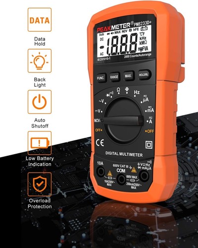 Digital multimeter 6000 count - digital,