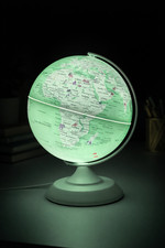 LED Illuminated World Globe