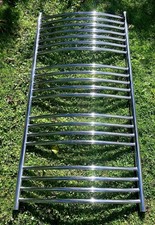 Curved Stainless Steel Bathroom Towel Rail Probably Made By JIS Sussex Adur