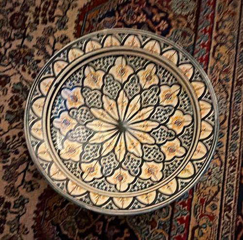 Handmade glazed moroccan art - handmade,