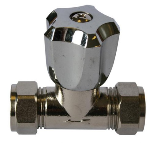 15mm chrome shower isolation - chrome,