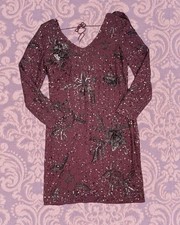 Plum Burgundy Beaded Sequinned
