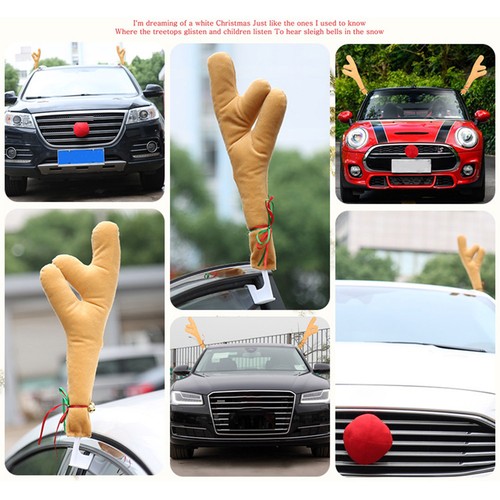 Car reindeer antlers - reindeer, set