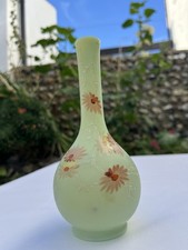 A Uranium Bohemian Glass Vase