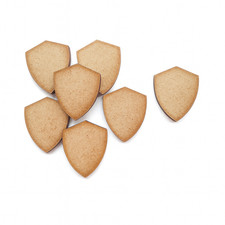 Shield MDF Craft Shapes Fantasy Mythical Decor Wooden Ornament Blanks