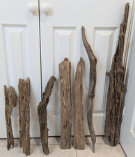 Job Lot Driftwood Lengths Rustic Weathered Wood Worn Patina Long Crafts Mixed 