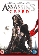 Assassin's Creed - DVD - 12 - Action Adventure - Michael Fassbender, Very Good