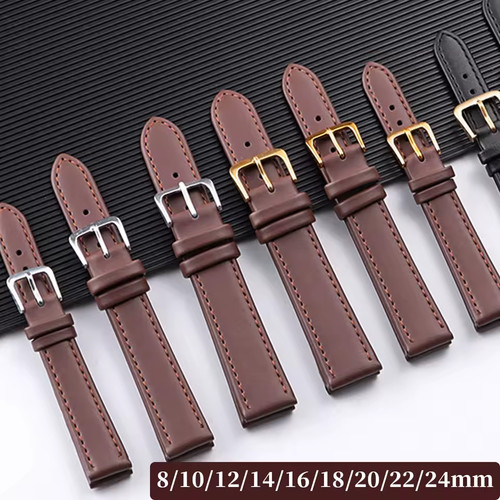 Genuine leather watch strap - leather,