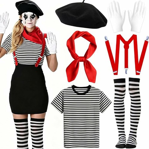 Mime costume circus fancy - mime,