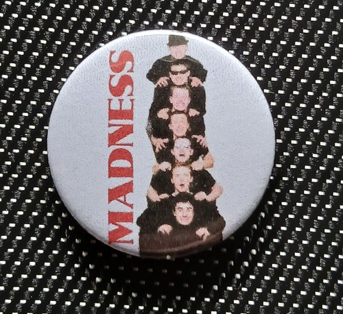 Madness band button pin badge - madness,