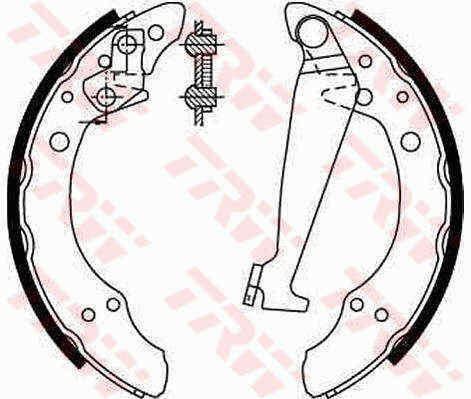 Brake shoe set - set, vw