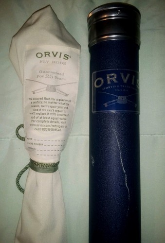 Orvis silver label 908 4pc - label, t3