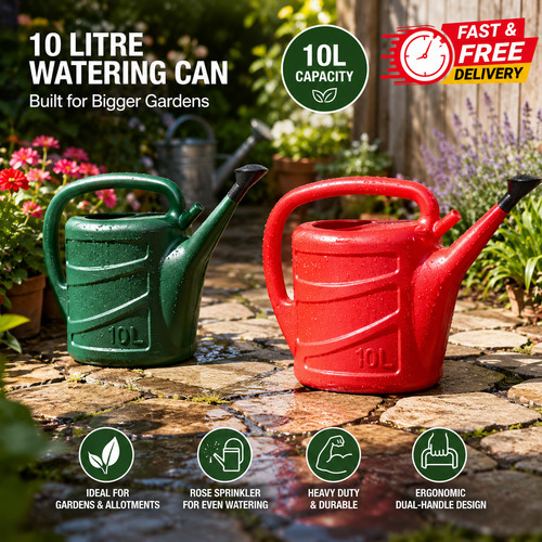10l large watering can heavy - large,