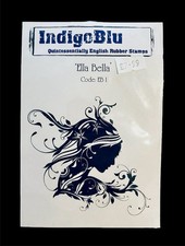 IndigoBlu Red Rubber Stamp - Ella Bella