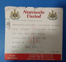 Newcastle V Tottenham Ticket