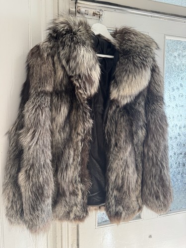 Vintage real fox fur coat - real,