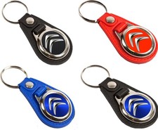 CITROEN, Leather Look Key Ring, Key Fob