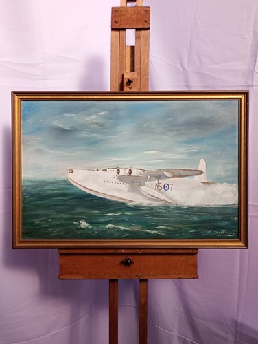Short sunderland ww2 boat - short,